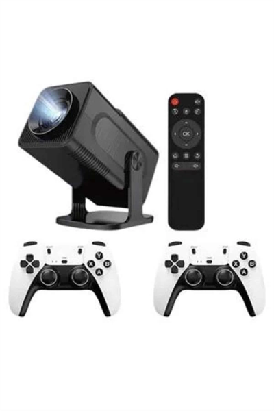 Retro Video Oyunu Konsolu Android Tv El Oyun Konsolu WIFI Taşınabilir Projeksiyon Cihazı