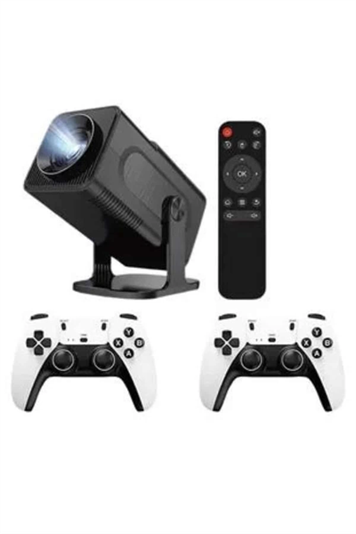 Retro Video Oyunu Konsolu Android Tv El Oyun Konsolu WIFI Taşınabilir Projeksiyon Cihazı
