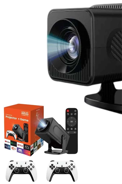 Retro Video Oyunu Konsolu Android Tv El Oyun Konsolu WIFI Taşınabilir Projeksiyon Cihazı