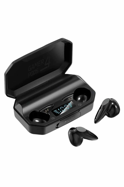 Rgb Işıklı Çift Mikrofonlu Siyah Profesyonel Oyuncu Kulaklığı Kablosuz Kulakiçi