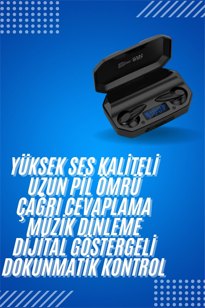 Rgb Işıklı Çift Mikrofonlu Siyah Profesyonel Oyuncu Kulaklığı Kablosuz Kulakiçi Yeni Nesil