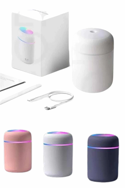 Rgb Işıklı Ulrasonik Ledli Hava Nemlendirici Buhar Makinesi Buhardanlık