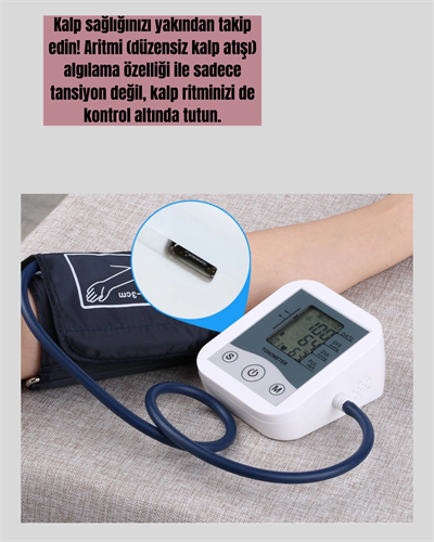Ritmi Tespit Özellikli Dijital Tansiyon Aleti