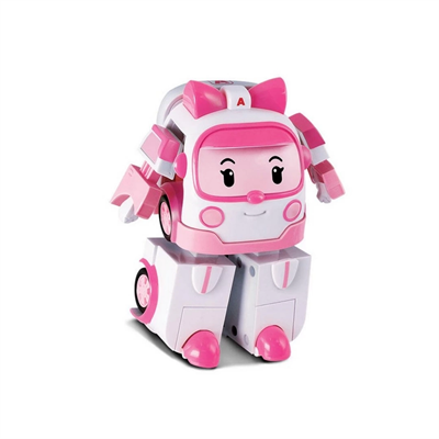 Robocar Poli Transforming Robot Figür Amber
