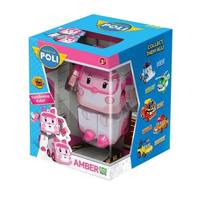 Robocar Poli Transforming Robot Figür Amber
