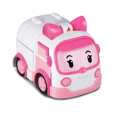 Robocar Poli Transforming Robot Figür Amber