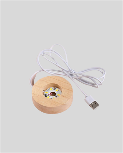 Romantik Kalpli Kristal Cam Küre USB’li Işıklı Dekoratif Obje