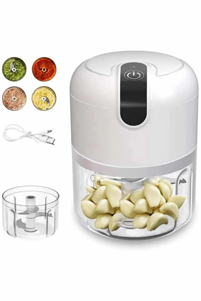 Rondo Doğrayıcı 250 ML Taşınabilir USB Şarjlı Pratik El Rondo Blender