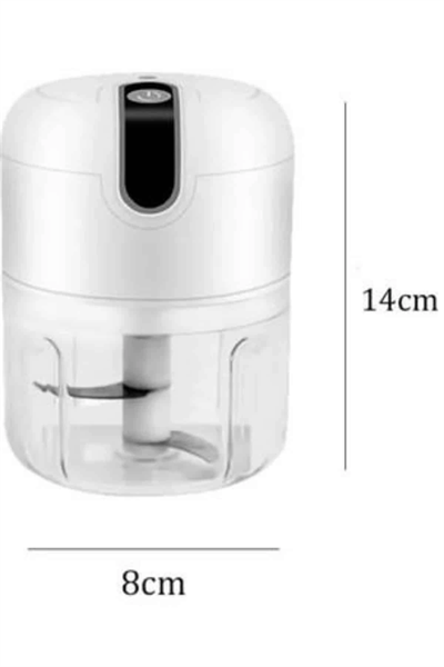 Rondo Doğrayıcı 250 ML Taşınabilir USB Şarjlı Pratik El Rondo Blender