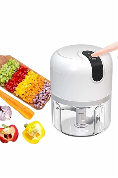 Rondo Doğrayıcı 250 ML Taşınabilir USB Şarjlı Pratik El Rondo Blender