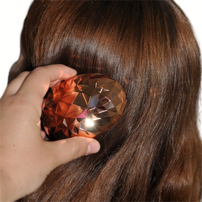 Rose Gold Saç Düzleştirici Tarak Geniş Aralıklı her Saç Tipine Uygun Fırçalı Saç Düzleştirici Bx40