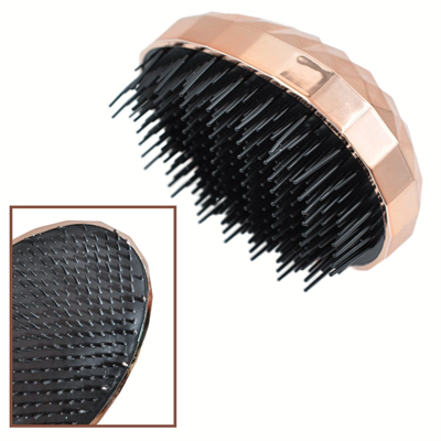 Rose Gold Saç Düzleştirici Tarak Geniş Aralıklı her Saç Tipine Uygun Fırçalı Saç Düzleştirici Bx40