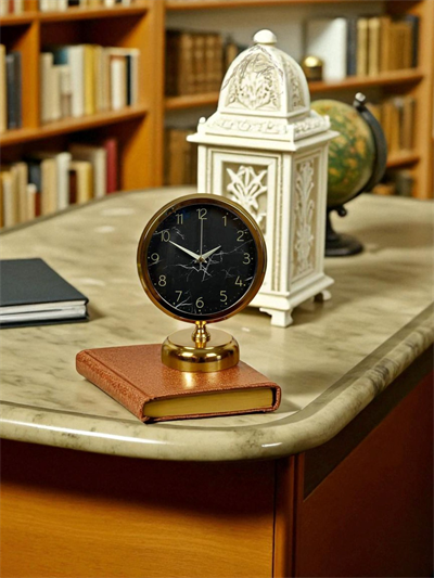 Royal 25 x 20 Cm Gold Metal Masa Saati