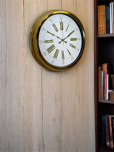 Royal Gold 40 Cm Metal Duvar Saati