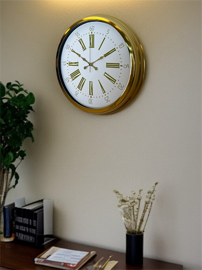 Royal Gold 40 Cm Metal Duvar Saati