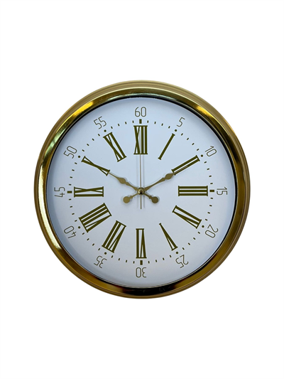 Royal Gold 40 Cm Metal Duvar Saati