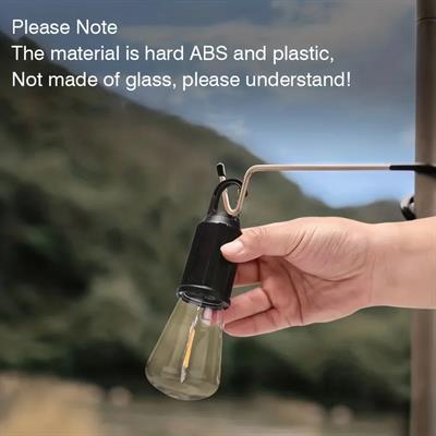 Rustik Taşınabilir Şarjlı Tasarruflu Ampul 10W Led Lamba Type-c Şarj Askılı Asma Aydınlatma T020 (3936)