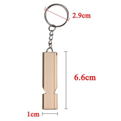 S.O.S Acil İmdat Düdüğü Alüminyum Islık Anahtarlık Kamp Yürüyüş Aksesuar Araçları (3936)