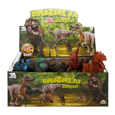S00000724 DİNOZORLAR DÜNYASI FOAM SESLİ - 1 Adet Stokta Olan Gönderilir