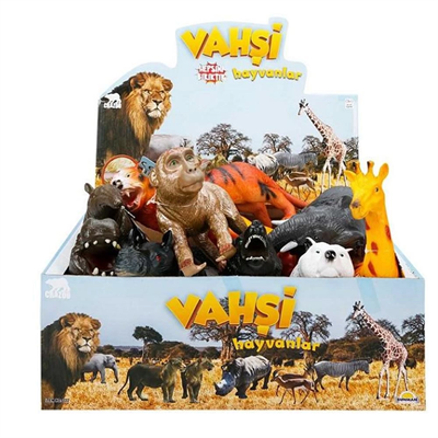 S00000725 VAHŞİ HAYVANLAR FOAM SESLİ 27CM -SUN - 1 adet stokta olan gönderilir