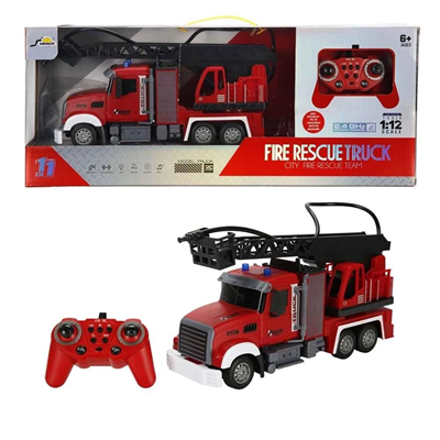 S00005092 U/K İTFAİYE KAMYON 1:12 SES/IŞIK 2.4G