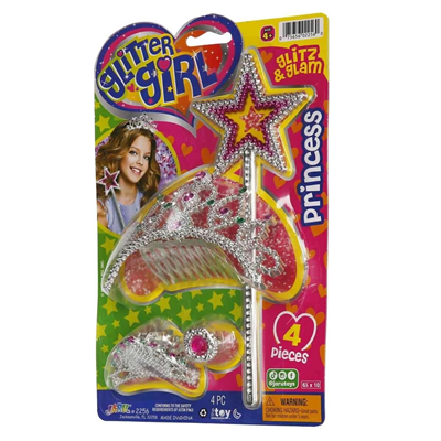 S01002256 KOKOŞ SET TAÇ/ASA SİMLİ 4PRÇ KRTL-SUN