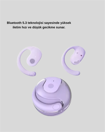 S05 Bluetooth 5.3 Kulaklık IPX4 Su Geçirmez Hızlı Eşleşme Güçlü Stereo Ses