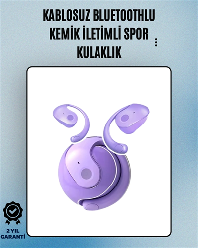 S05 Kablosuz Bluetooth 5.3 Kemik İletimli Spor Kulaklık – IPX4 Suya Dayanıklı, 6 Saat Pil Ömrü