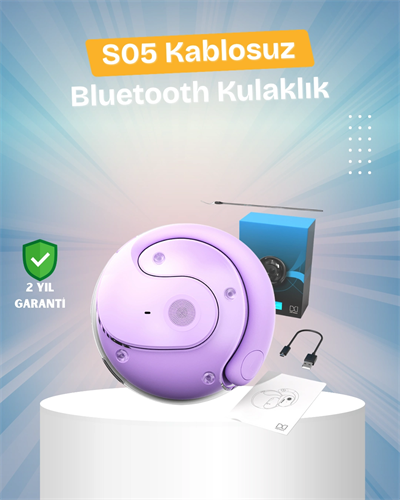 S05 Kablosuz Kulaklık – Küçük Kulak Yapılarına Uygun, Kayma Yapmayan Tasarım