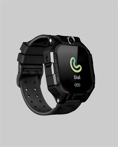 S10 Akıllı Çocuk Saati Siyah Model Çift Yönlü Konuşma ve SOS