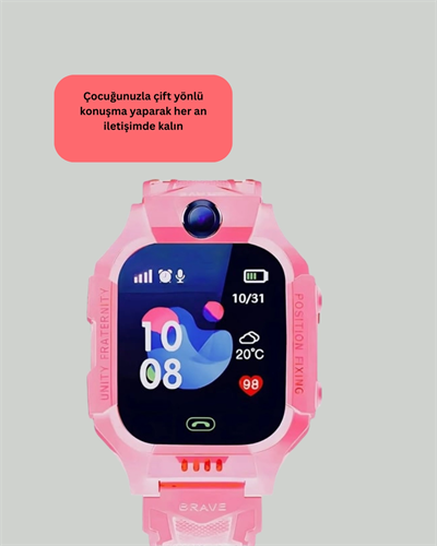 S10 Çocuk Akıllı Saati Konum Geçmişi ve Alarm Fonksiyonlu