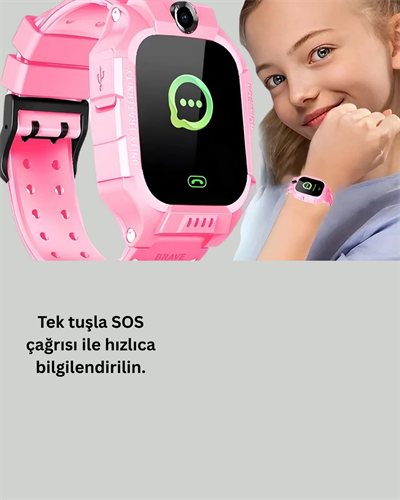 S10 Çocuk Takip Saati Güvenli Alan Uyarısı ve Sesli Mesaj Yeni Nesil