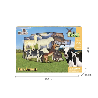 SH-5901-5904 KUTULU 12PCS VAHŞİ VE ÇİFTLİK