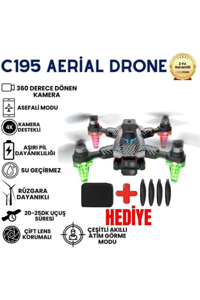 SH Kaydı Gerektirmeyen Drone - Renk: Beyaz, Kamera Özelliği: 1080P FULL HD, GPS | Teknik Özellikleri