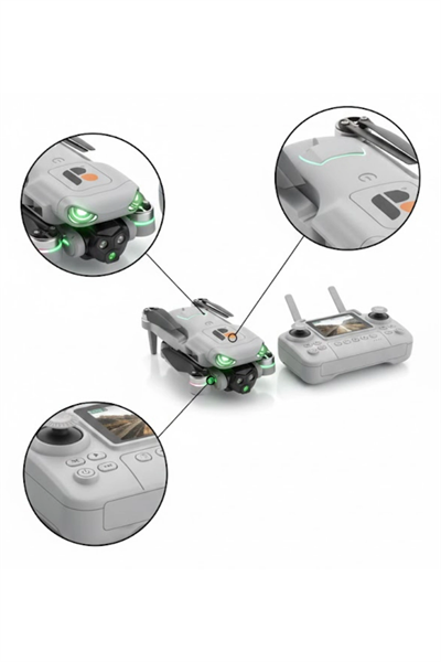 SH Kaydı Gerektirmeyen Drone - Renk: Çok Renkli, GPS, Uçuş Mesafesi: 10000M+ | Teknik Özellikleri ve