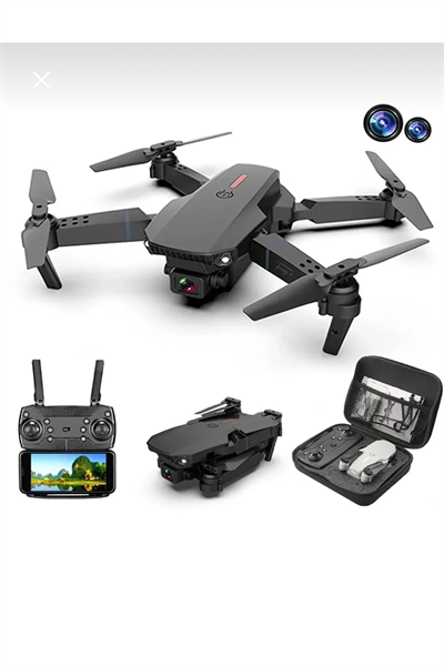 SH Kaydı Gerektirmeyen Drone - Renk: Siyah, Kamera Özelliği: 240P, Uçuş Mesafesi: 0-100M