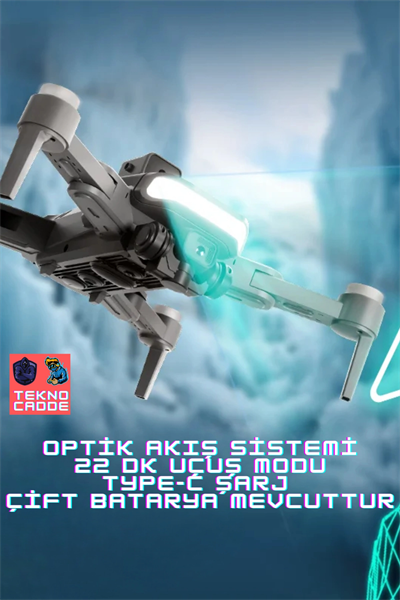 SH Kaydı Gerektirmeyen Drone - Renk: Siyah, Kamera Özelliği: 4K, Yedek Batarya | Teknik Özellikleri