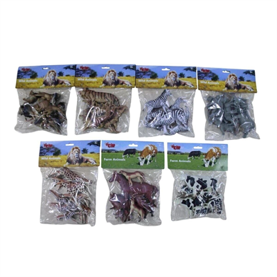 SH-P9901-07A 7 ASRTİ 7PCS 9İNC ASLAN-İNEK-ZÜRAFA-FİL-AT-ZEBRA(Belirtilen fiyat, tekli satış için adet fiyatıdır.)