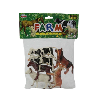 SH-Vardem 6 Parça 5 inch  Çiftlik, Dinozor,Vahşi Orman ve Deniz Hayvanları Hayvan Seti - 1 Adet Stokta Olan Gönderilir