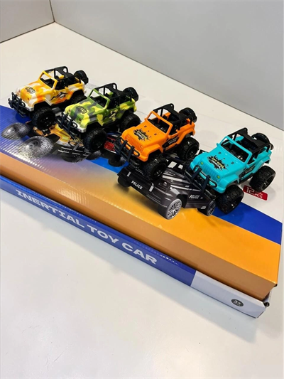 SH40934 SÜRTMELİ ARABA OFF ROAD JİP PLASTİK- 1 Adet Stokta Olan Renk Gönderilir