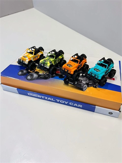 SH40934 SÜRTMELİ ARABA OFF ROAD JİP PLASTİK- 1 Adet Stokta Olan Renk Gönderilir