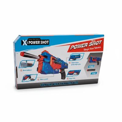 SH59634 OYUNCAK SİLAH SÜNGER MERMİ ATAN -ZRV