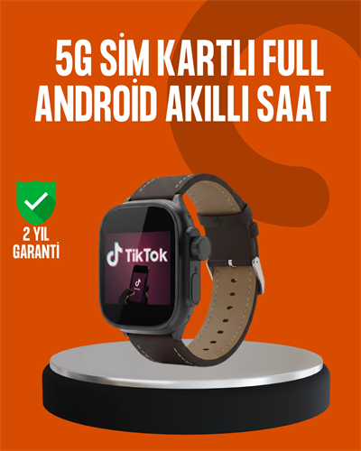 SIM Kartlı Akıllı Saat AMOLED Ekran Android Sistem