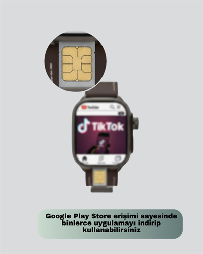 SIM Kartlı Akıllı Saat GPS WiFi Bluetooth Destekli