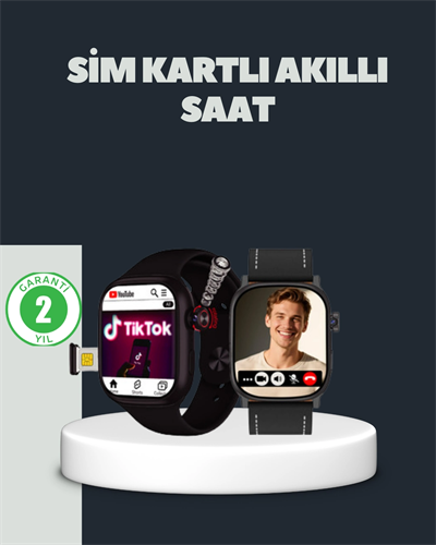 SIM Kartlı GPS Destekli Akıllı Saat Sesli Görüşmeli