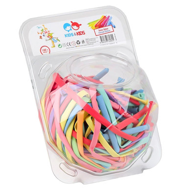 SRT-130 Sosis Balon Karışık Renk 100lü