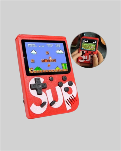 SUP Retro El Konsolu – 500 Oyun, TV Bağlantılı, 3 İnç Ekranlı Şarjlı Mini Atari