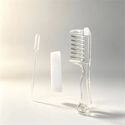 Saç Bakım Yağı ve Serum Uygulama Tarağı Hazneli Masaj Aleti 15x5 cm BX-316433