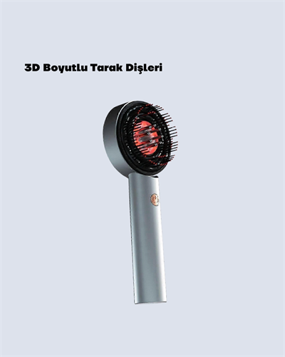 Saç Büyüme Destekleyici Elektrikli Masaj Tarak Yağ Aplikatörlü Yeni Nesil