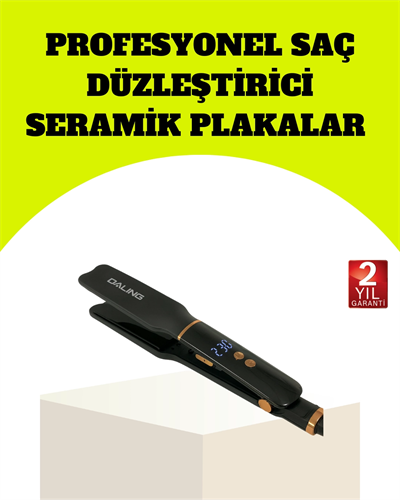 Saç Düzleştirici 30 Saniyede Isınma Hafif ve Portatif Tasarım